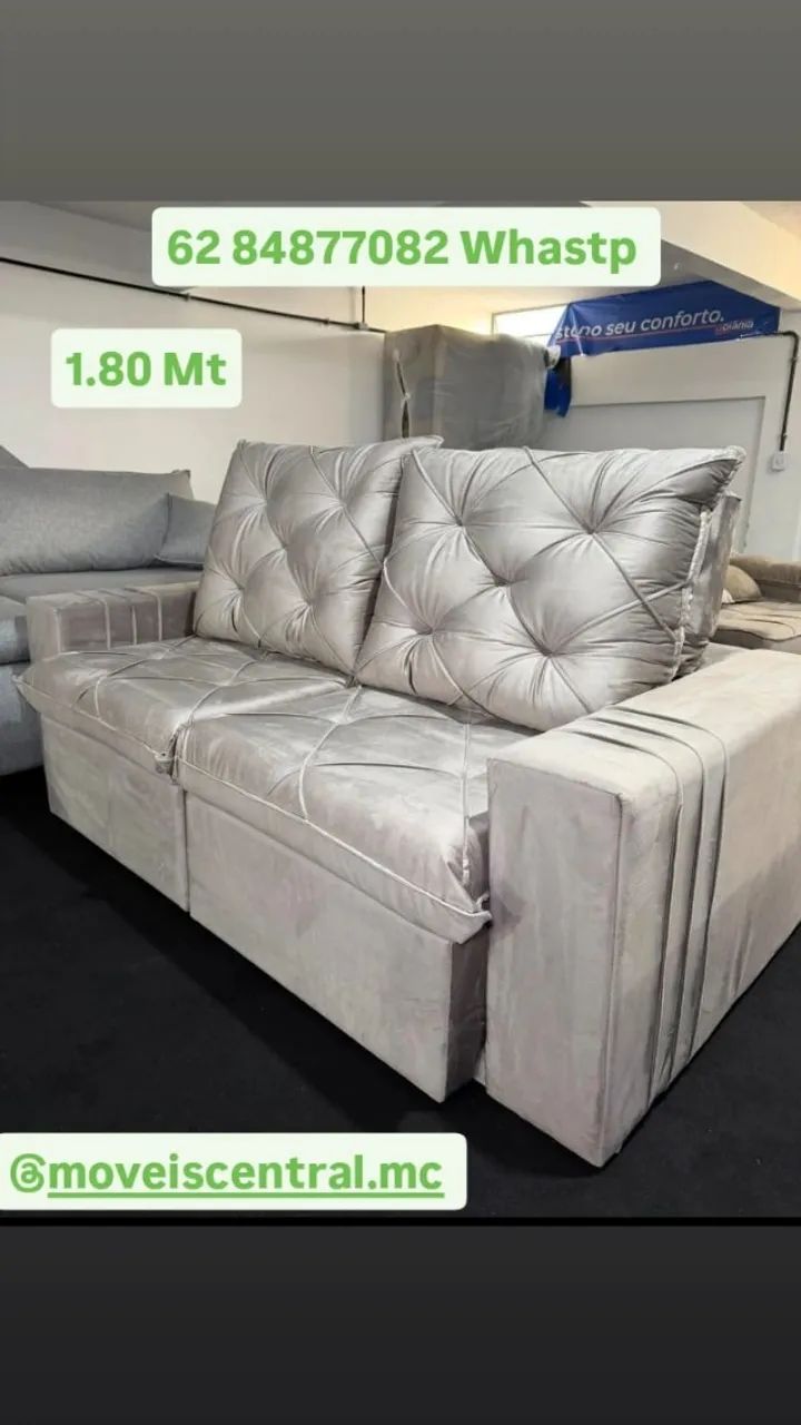 Sofá Retrátil 1,80 Mt Malta