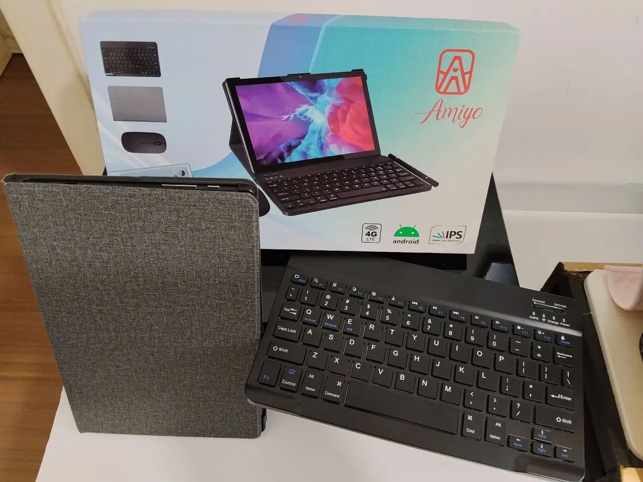 ? TABLET AMIYO A06PLUS 10,1? ANDROID 14 + TECLADO E CAPA  - Foto 4