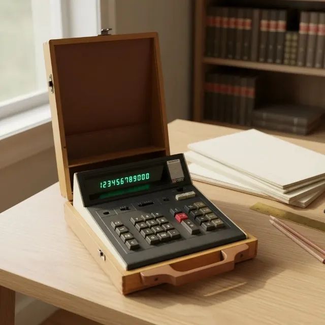 Calculadora De Mesa Vintage Sharp Anos 70 Compet Cs-2109 # (Usado)