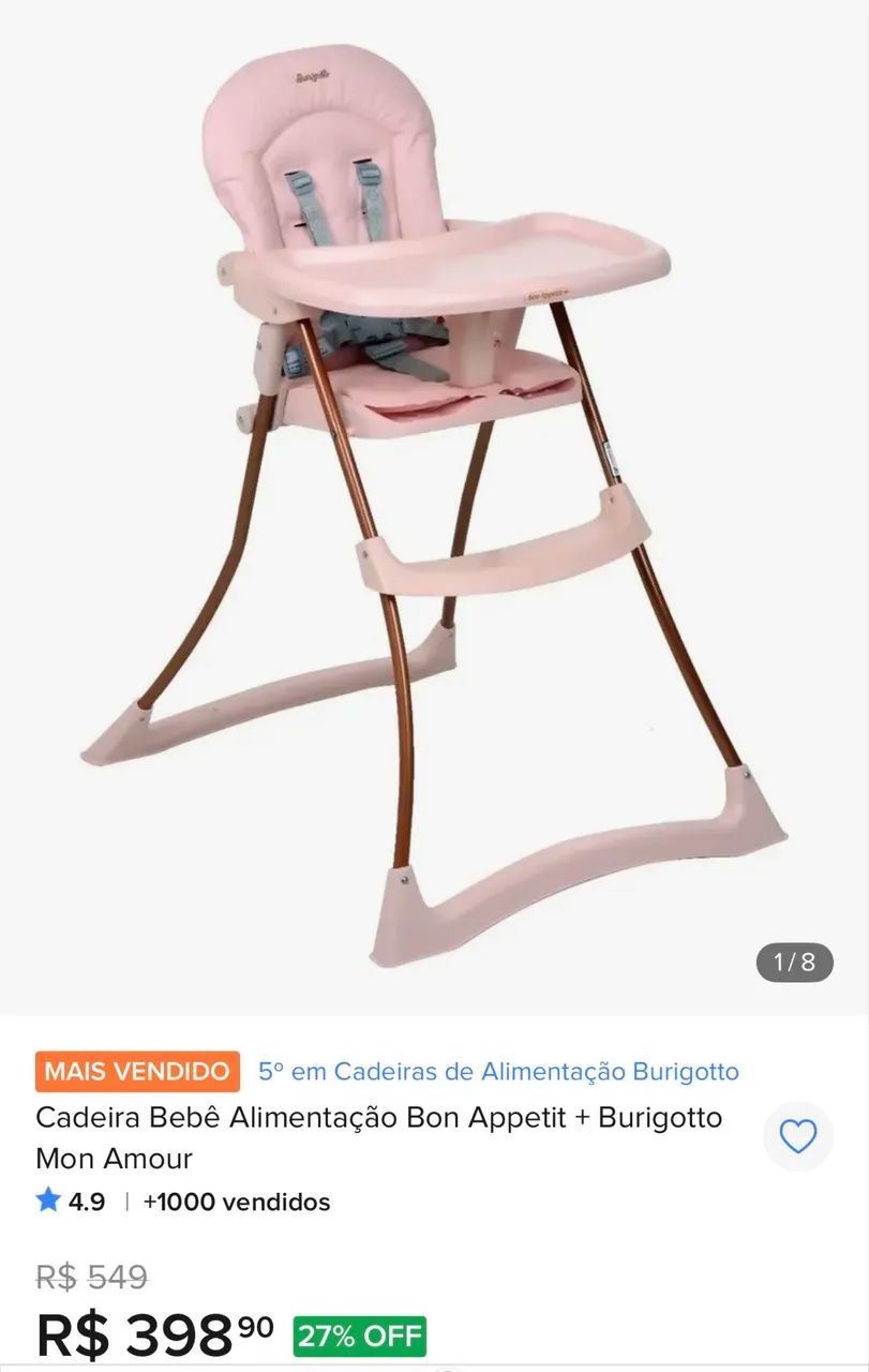 Cadeira de Alimentação  - Foto 5
