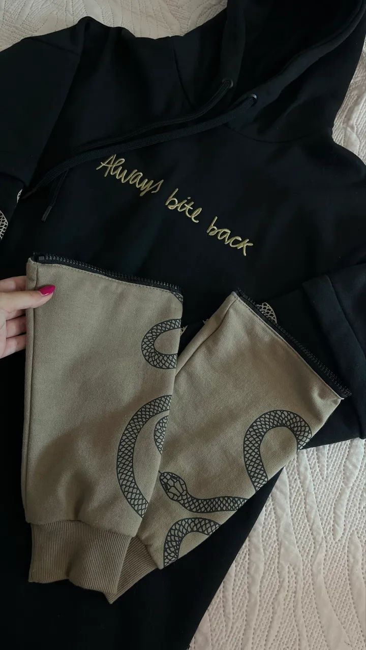 Moletom da Jade Picon Preto - Foto 2