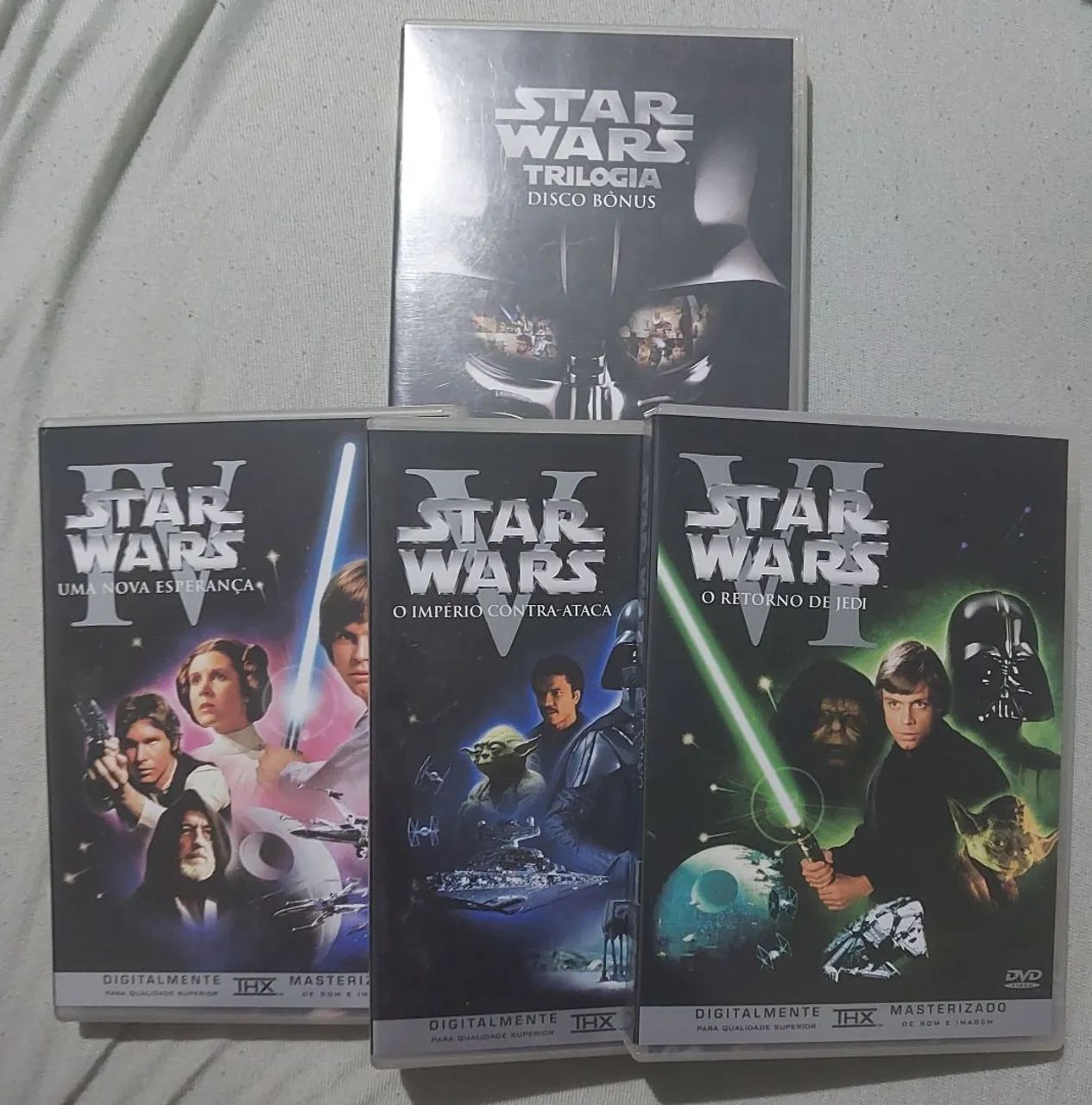 Filmes Trilogia Star Wars 4 DVDs - Foto 2