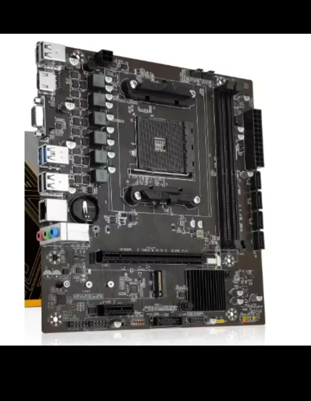Kit gamer placa mãe + processador Ryzen c/ cooler-  989 r$   - Foto 2