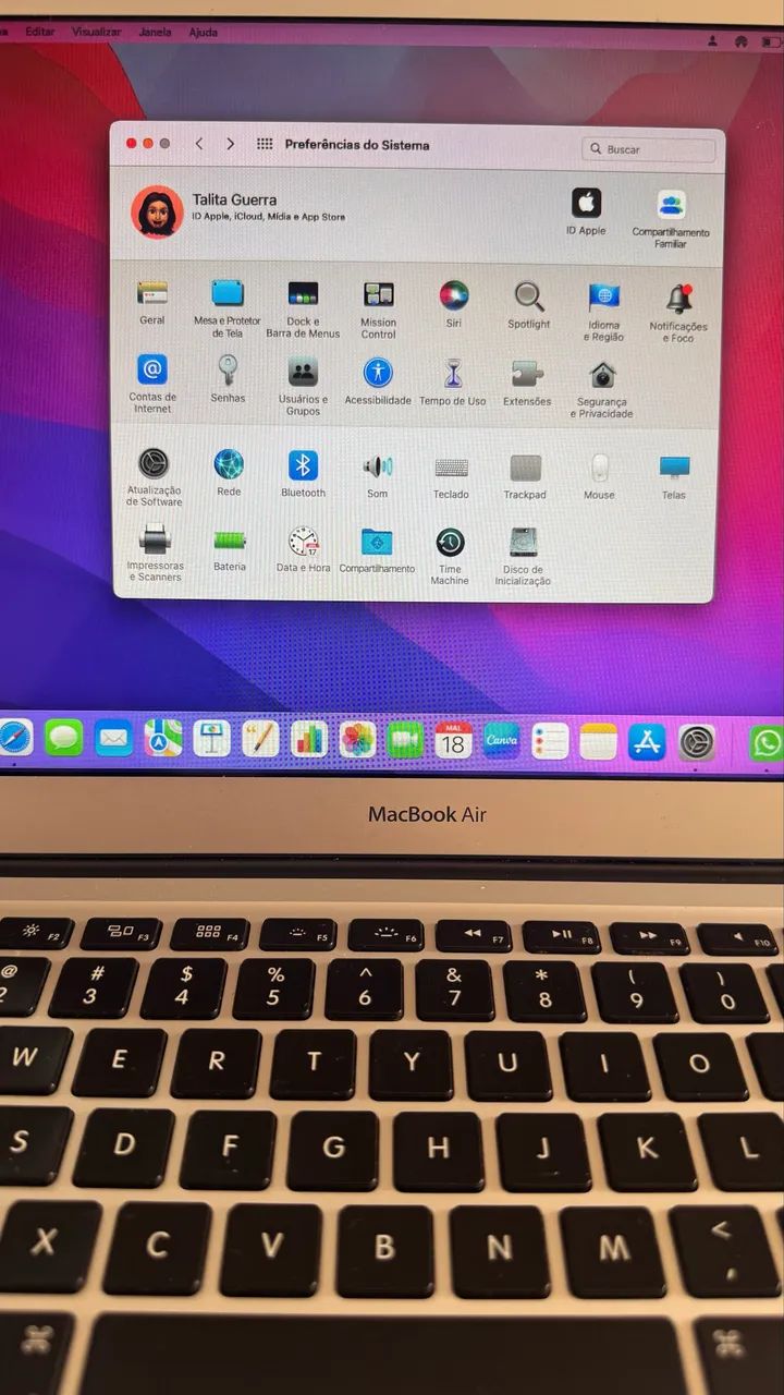 MacBook Air 13? 2020 Intel i3 256GB SSD - Muito Conservado