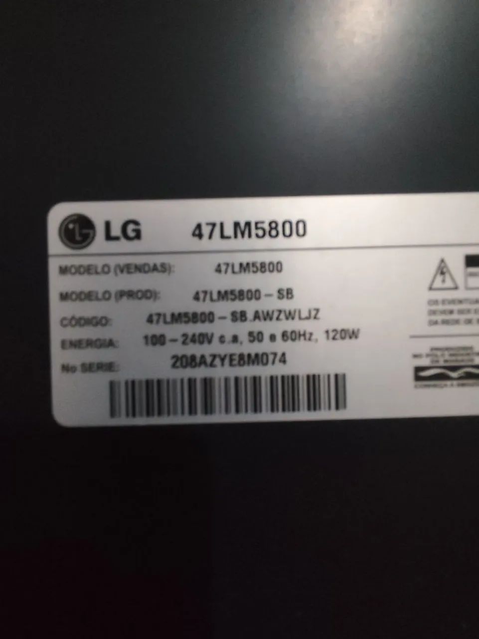 Tv Led LG 47 polegadas 3D  - Foto 5