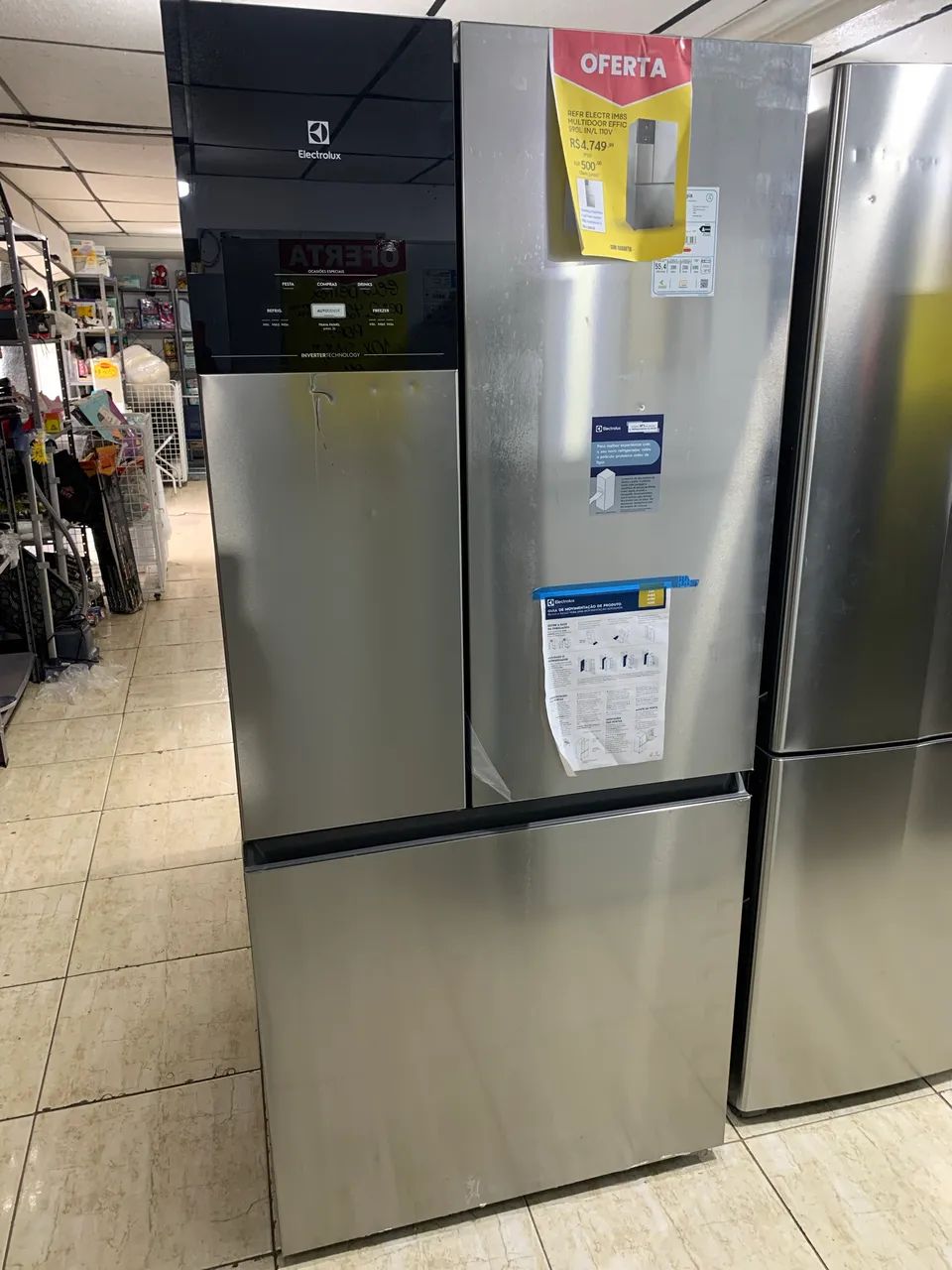 エル Geladeira Electrolux Side by Side IM8S 590L - Geladeiras e