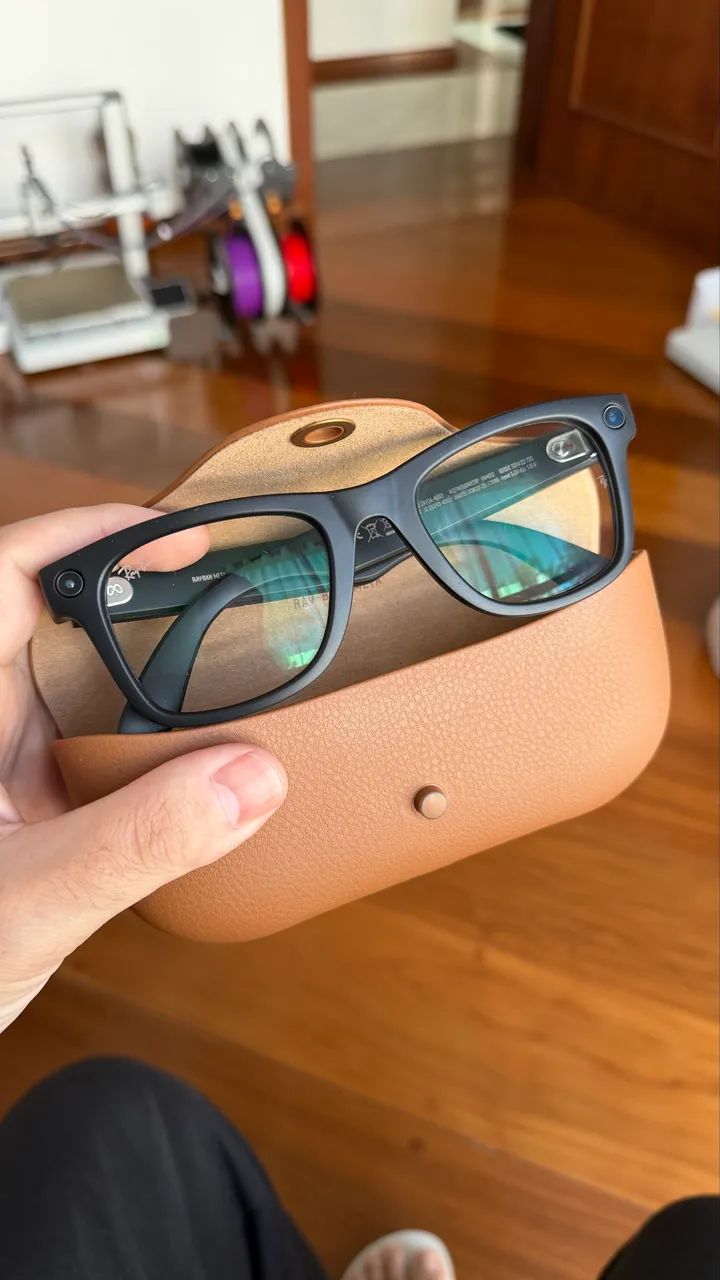 Óculos rayban meta IMPECÁVEL 
