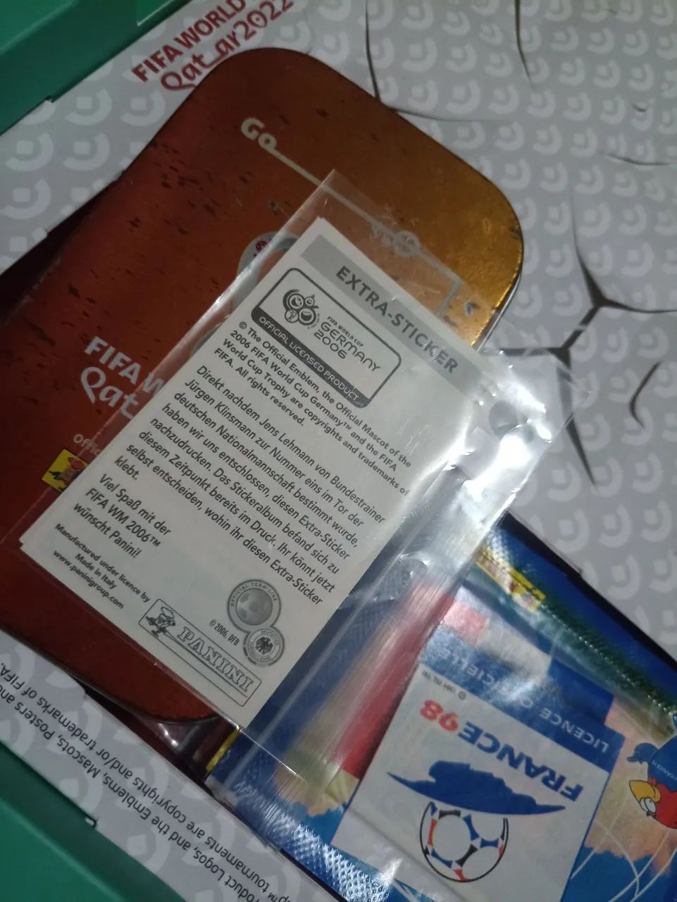 Figurinha extras sticker copa 2006 original Panini importada - Foto 2