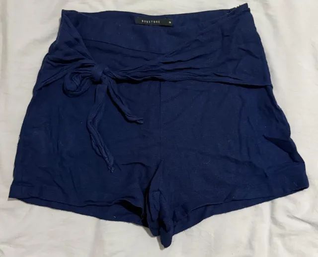 Short azul "Bobstore"