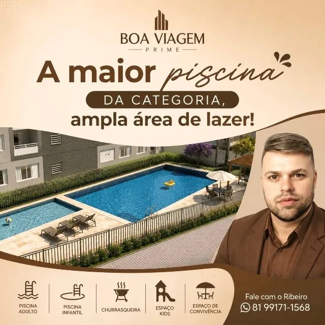 Apartamento perto do Shopping Recife, Boa Viagem e Universidade Universo para venda. - Foto 3