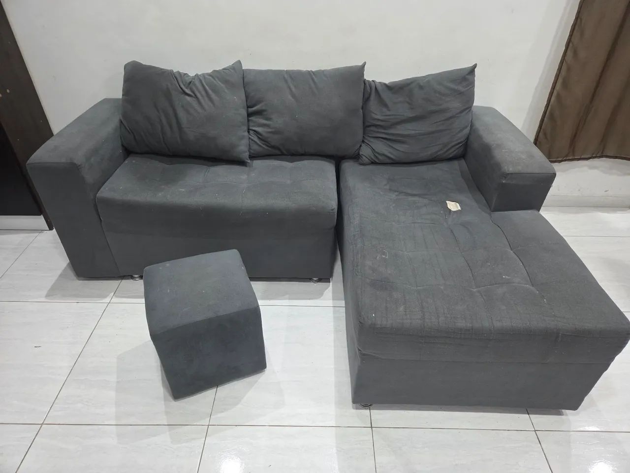 Sofá 3 lugares - Seminovo - Foto 2