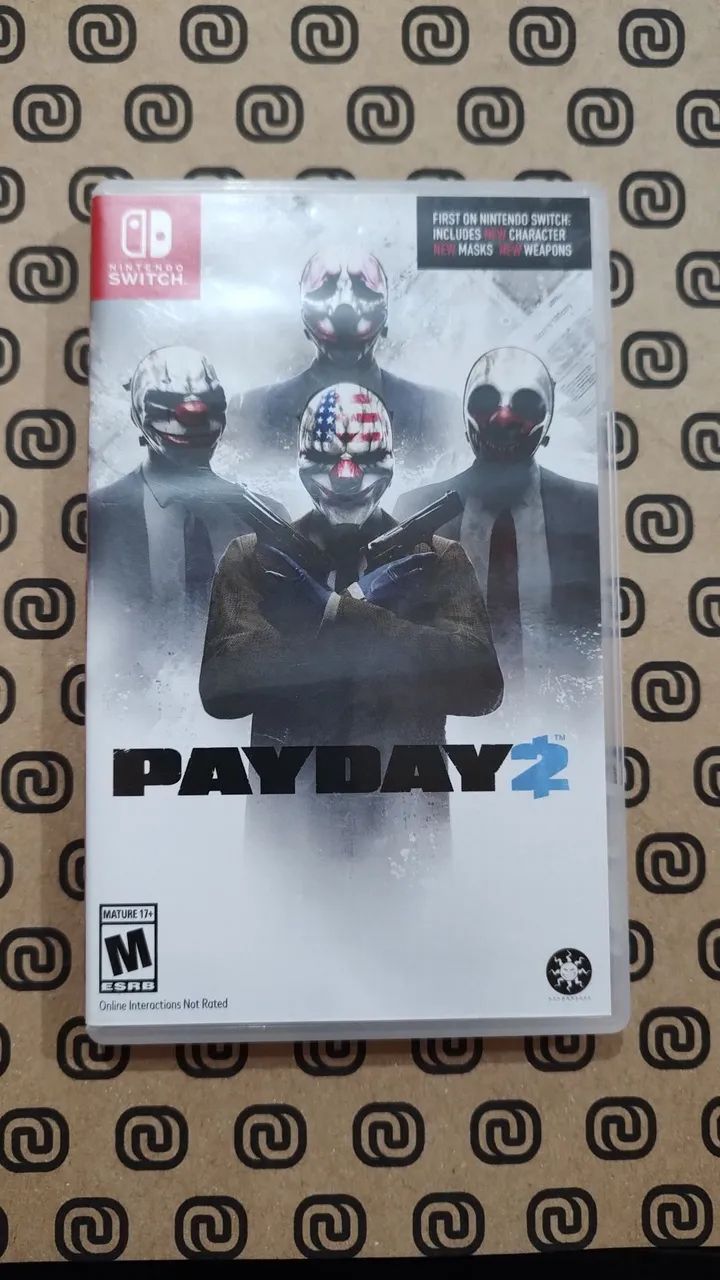 Payday 2 Nintendo Switch Lost mídia 