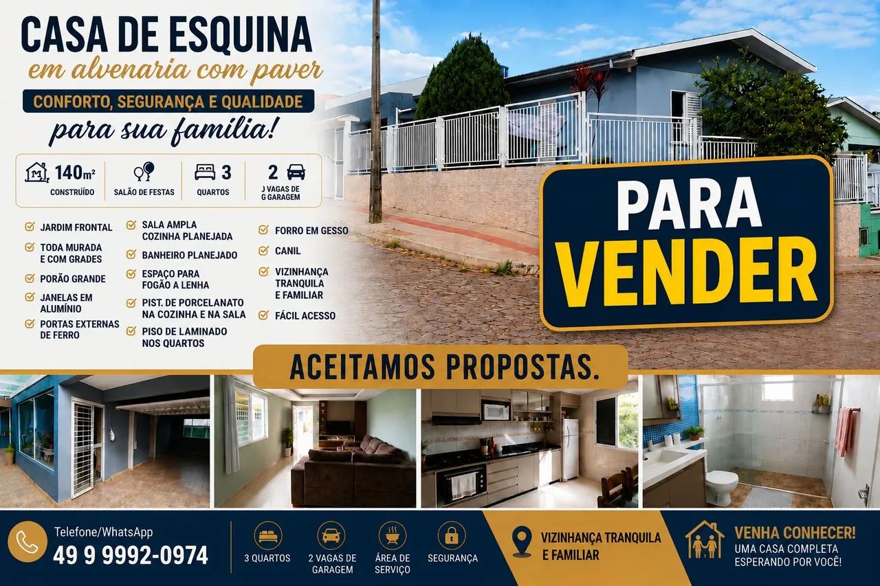 Casa pronta pra morar. 