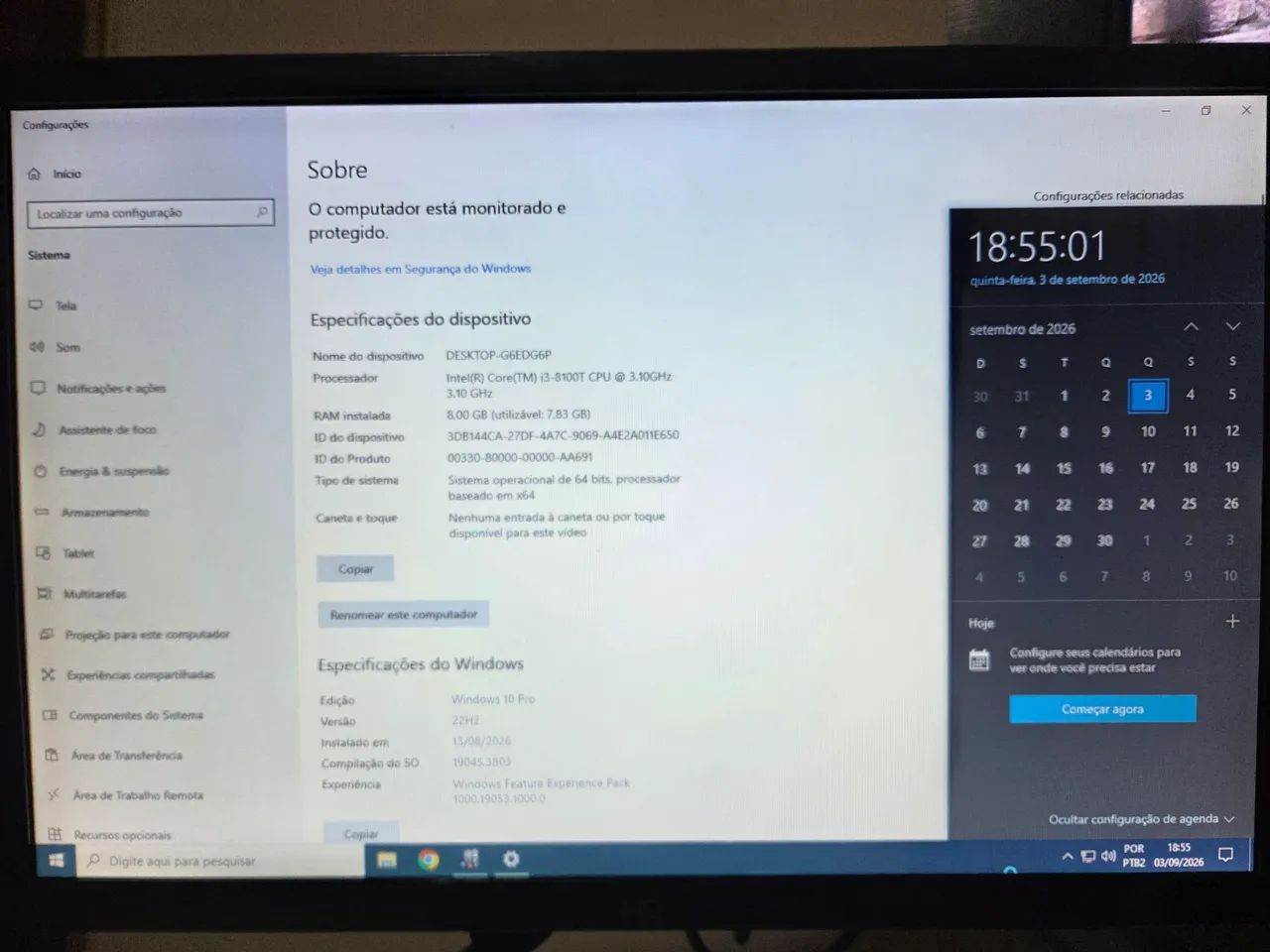 Mini PC Dell OptiPlex 3060 Micro i3 8100T 8GB RAM SSD 120GB - Foto 5