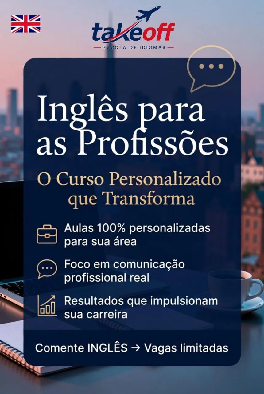 Curso de inglês personalizado para uso no trabalho