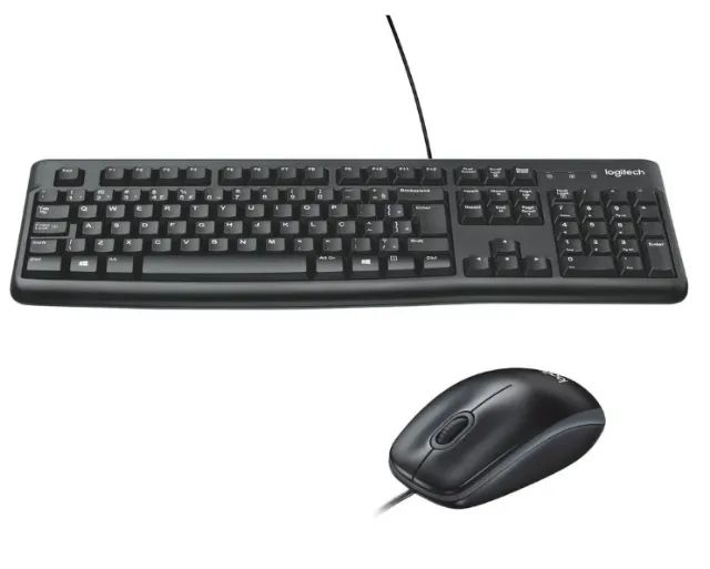 Kit Teclado K120 e Mouse Logitech NOVO - Foto 2