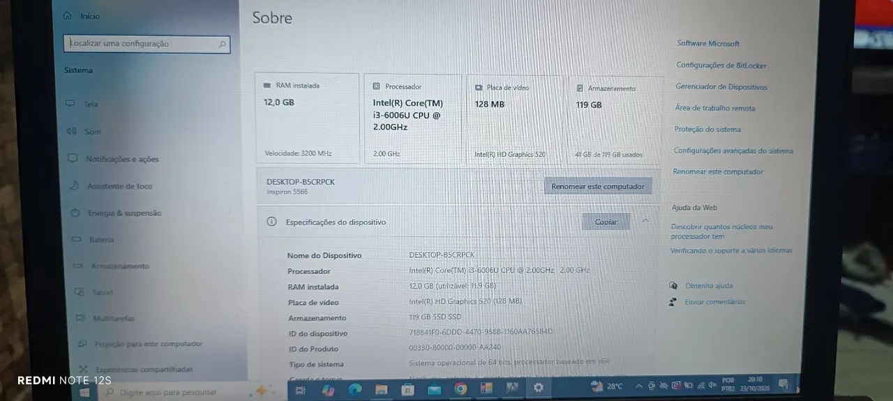 NOTEBOOK DELL 