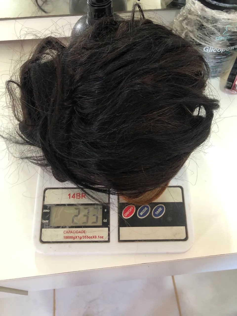 Cabelo humano telado ,tela de 2metros 50/55cm - Foto 2