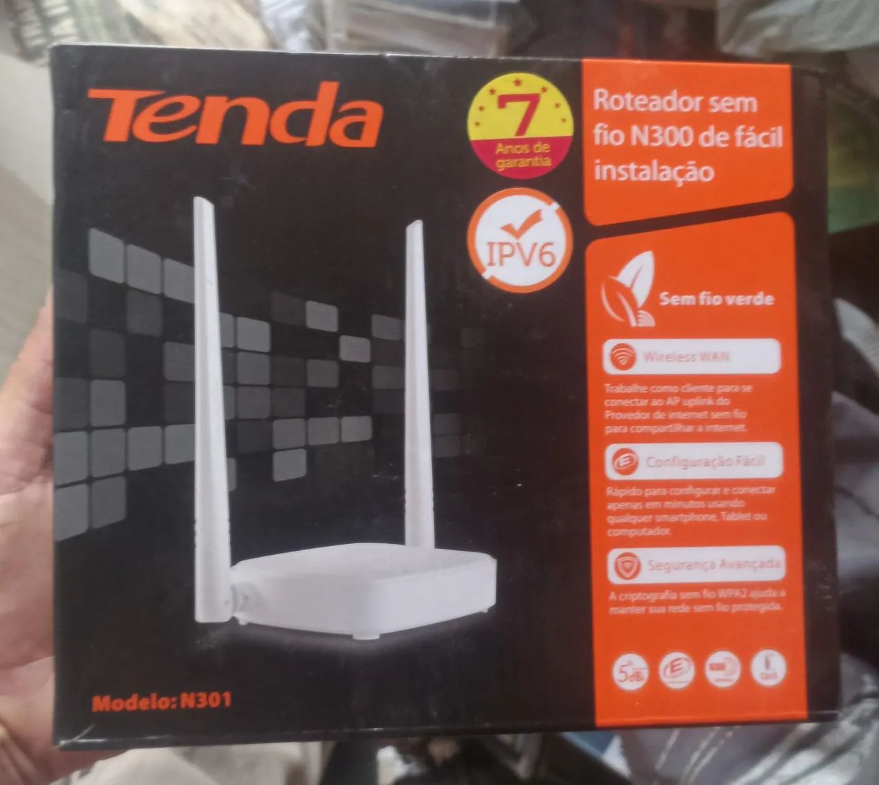 Roteador Repetidor Tenda 300mbps