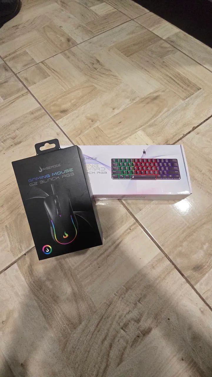 Kit Teclado e Mouse Gamer RISEMODE