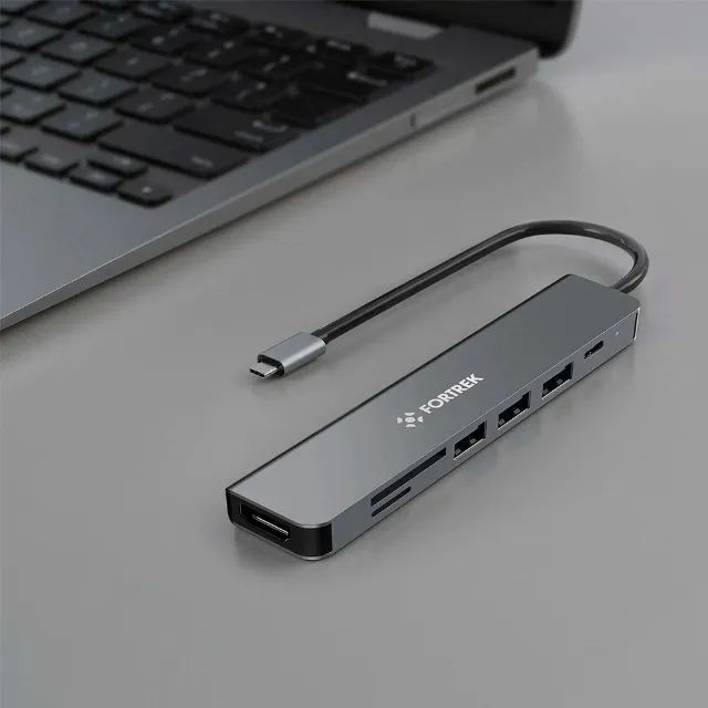 Hub USB-C 7 Portas Fortrek DC75 - AC3173 - Foto 3