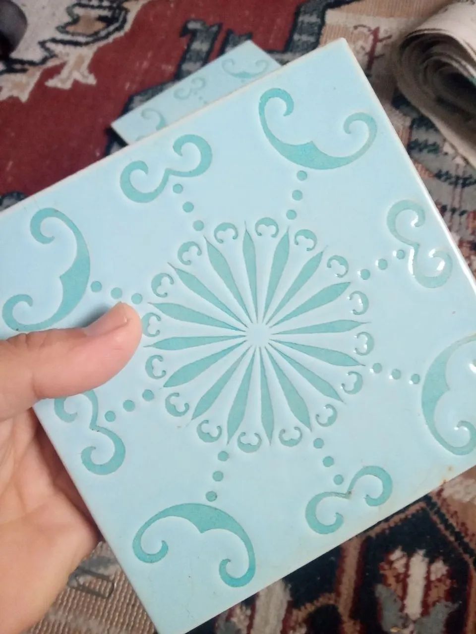 Lote com 2 azulejo Matarazzo 