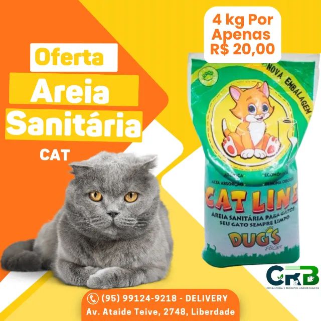 Areia Higiênica para Gato - Foto 4