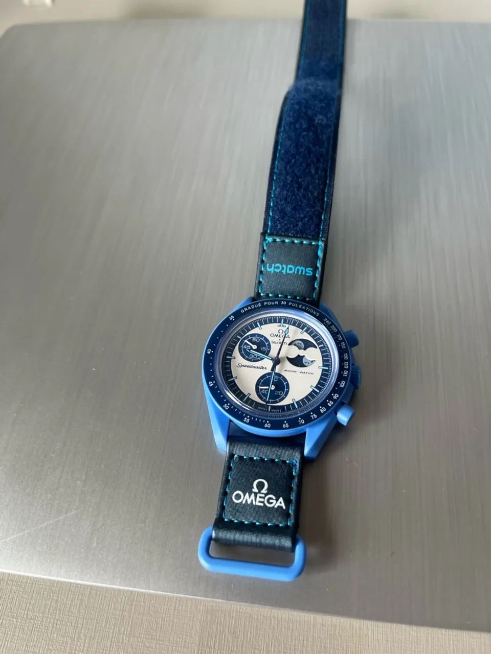 Relógio Omega Moonswatch - Blue Moon - Foto 4