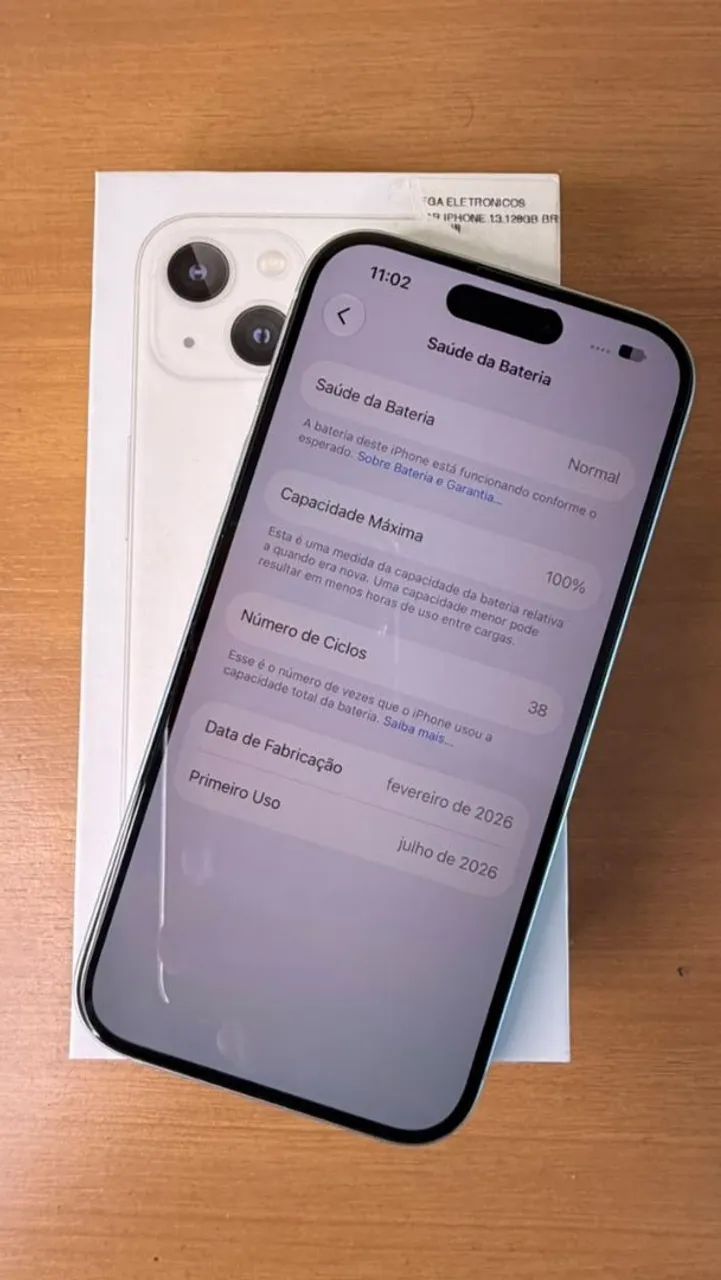 IPHONE 15 128GB VERDE ÁGUA GARANTIA APPLE ATÉ 2027 COM NF  - Foto 3