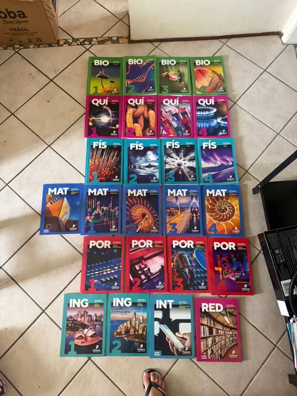 Livros Poliedro Cursinho 