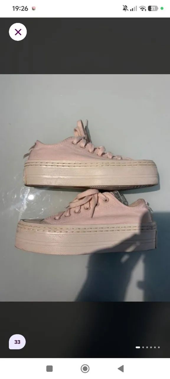 Tênis converse plataforma n33  - Foto 3
