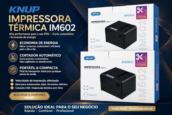 IMPRESSORA TÉRMICA/ CUPOM FISCAL 