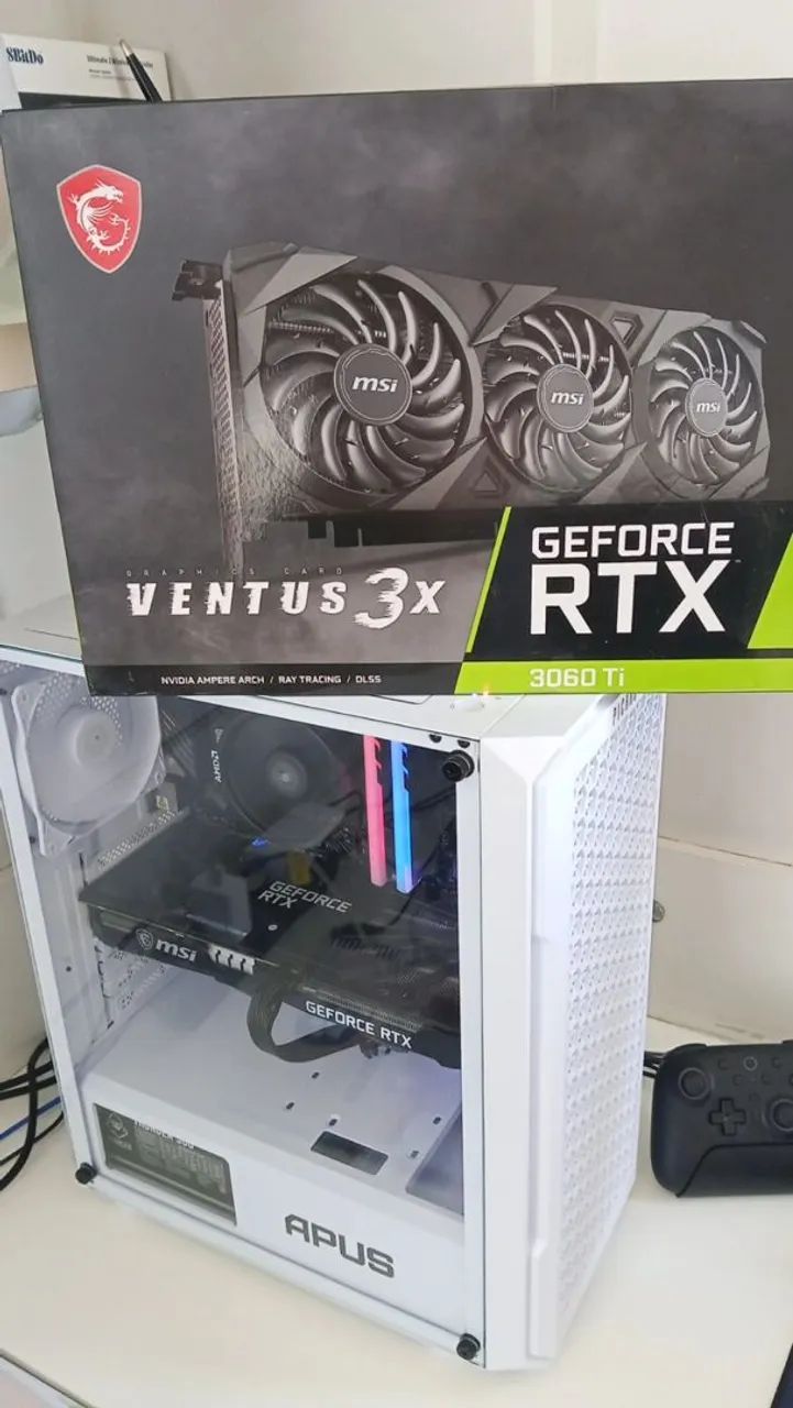 PC GAMER COM RTX 3060TI muito novo ! - Foto 5