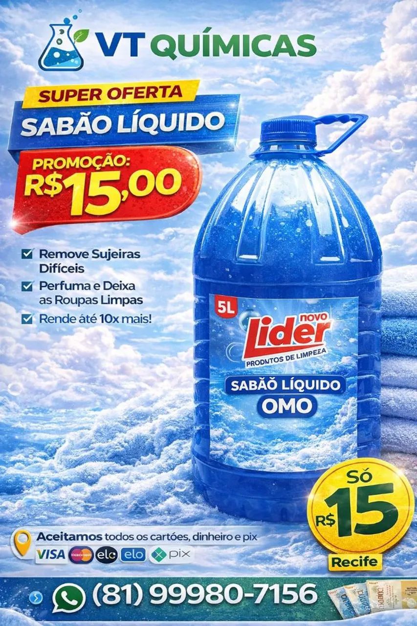 Sabão líquido 5 litros