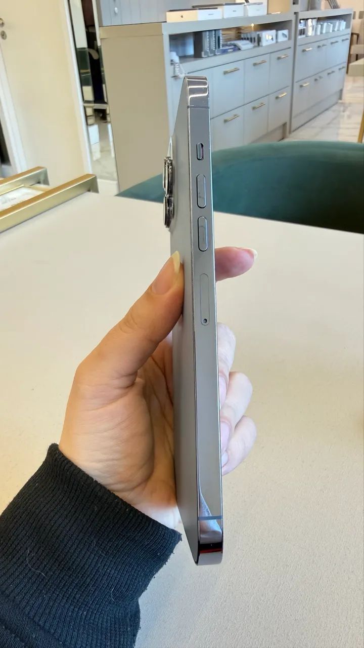 IPHONE 13 PRO MAX 512GB AZUL SEMINOVO / LOJA FÍSICA - Celulares e