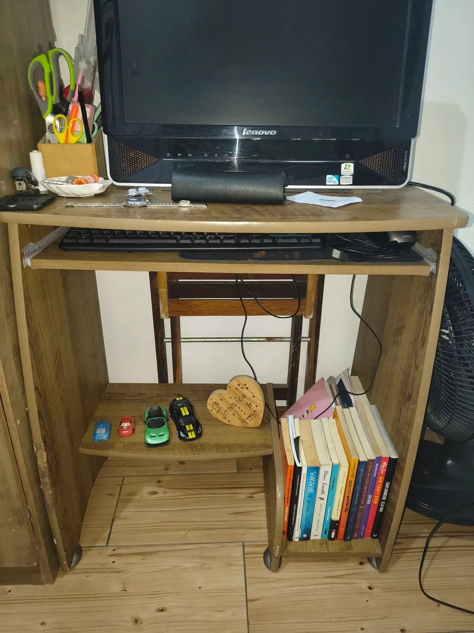 Computador Lenovo e Mesa Junto  - Foto 5