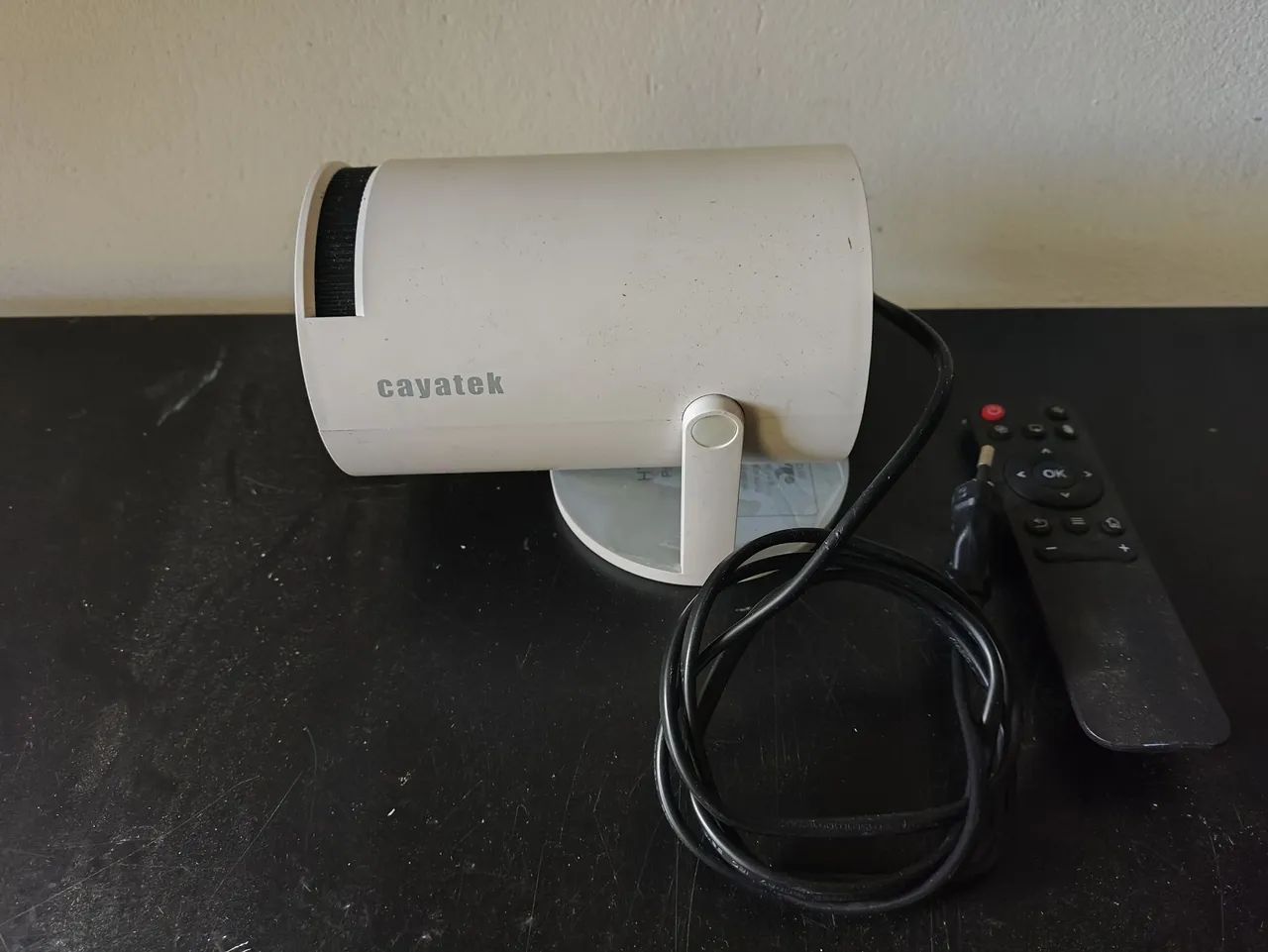 Mini projetor hy 300 4k