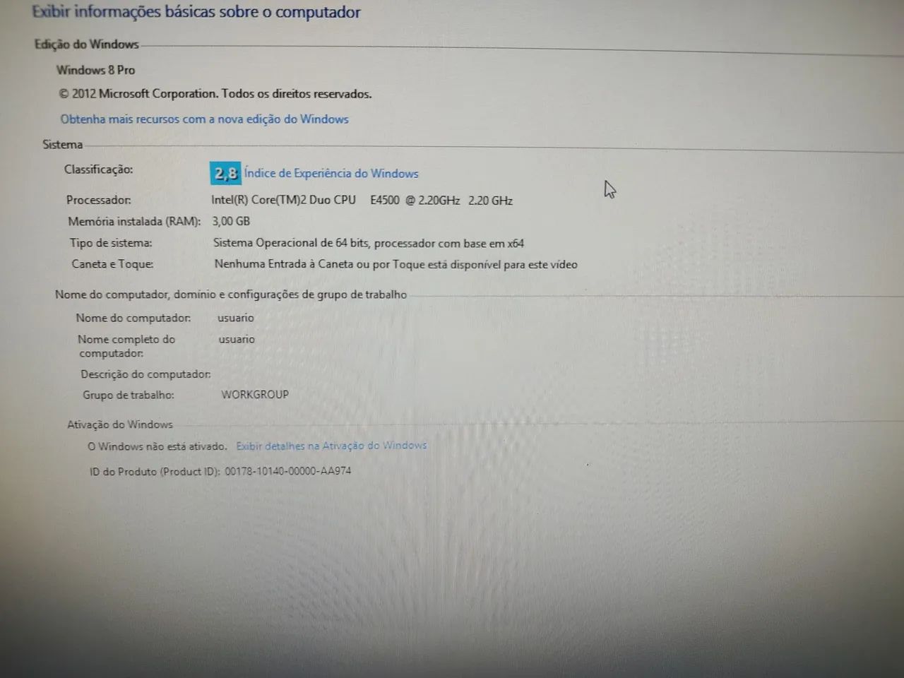 CPU computador core duo E4500 DDR2 2 3ram - Foto 4