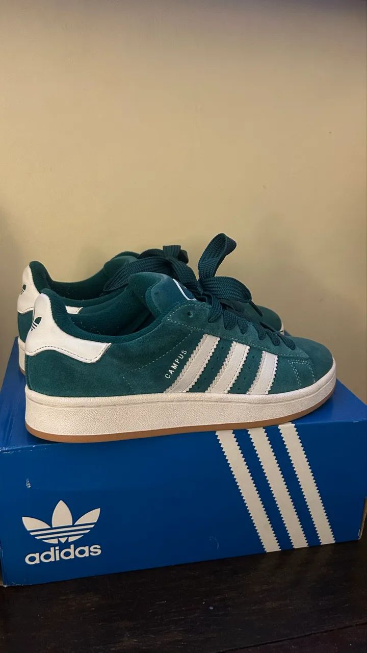 Tenis Campus Adidas Verde - Foto 5