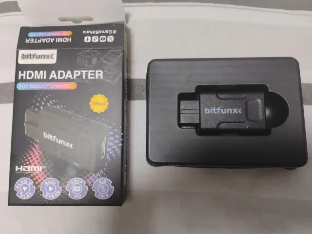 Adaptador Conversor Hdmi Bitfunx pra N64, Game Cube e Snes