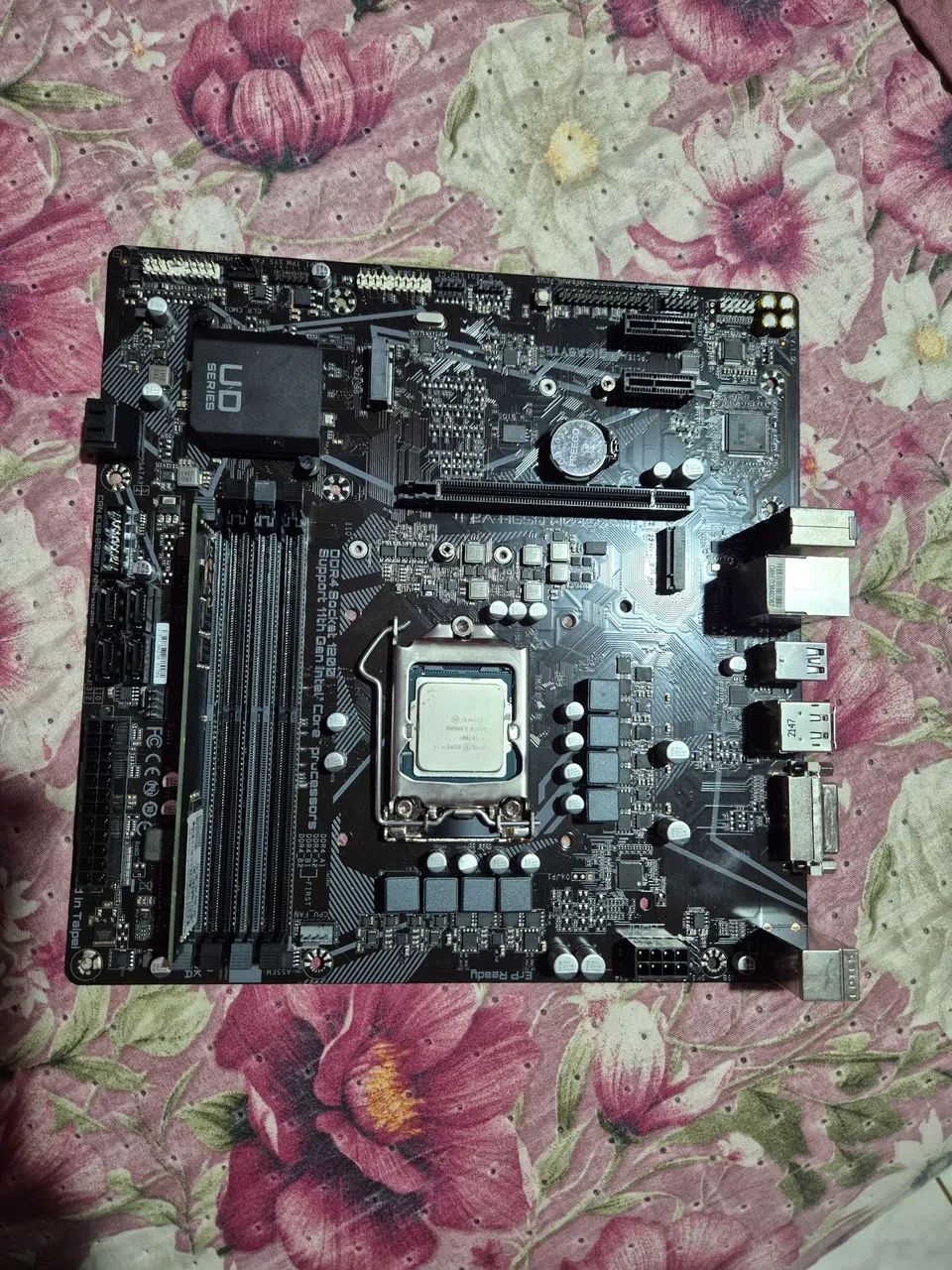 Kit completo placa mãe e processador  memória RAM. 8gb - Foto 3