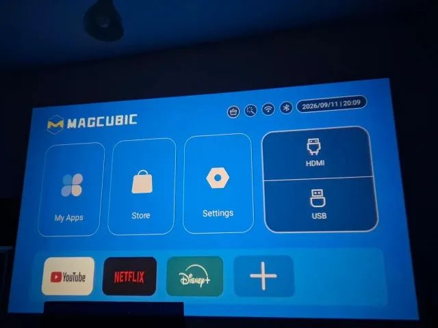 Novo Projetor Smart 130 Polegadas - Android, WiFi, Bluetooth, HDMI  - Foto 3