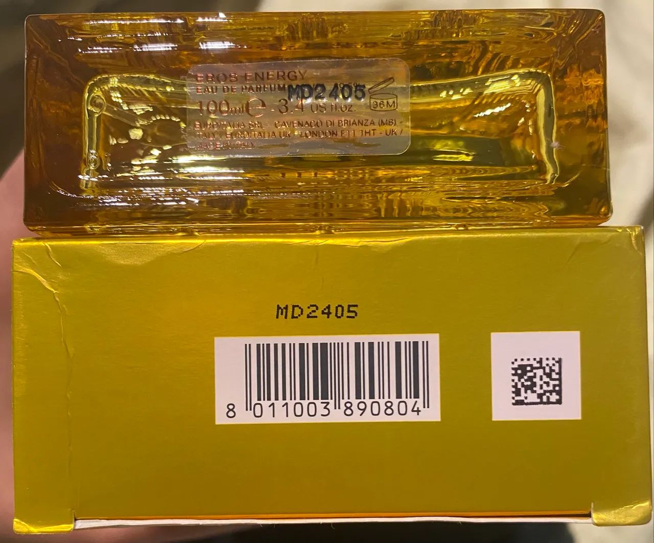 PERFUME VERSACE EROS ENERGY 100ML - ORIGINAL  - Foto 4