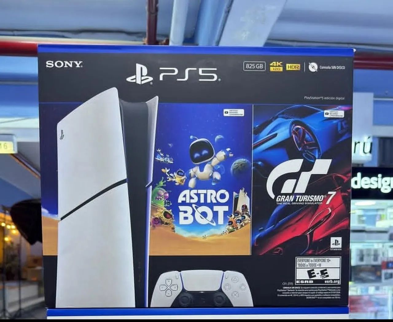 PS5 slim lacrado - 2 jogos 