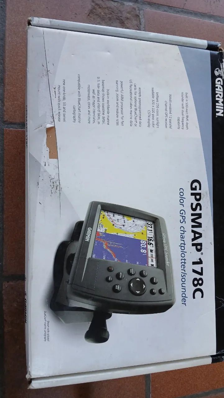  Garmin GPSMAP 178C  chartplotter marinho 