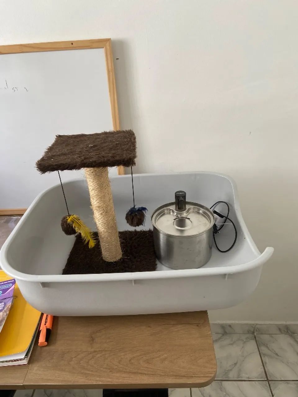 Kit pet fonte de água e estação de higiene. - Foto 4