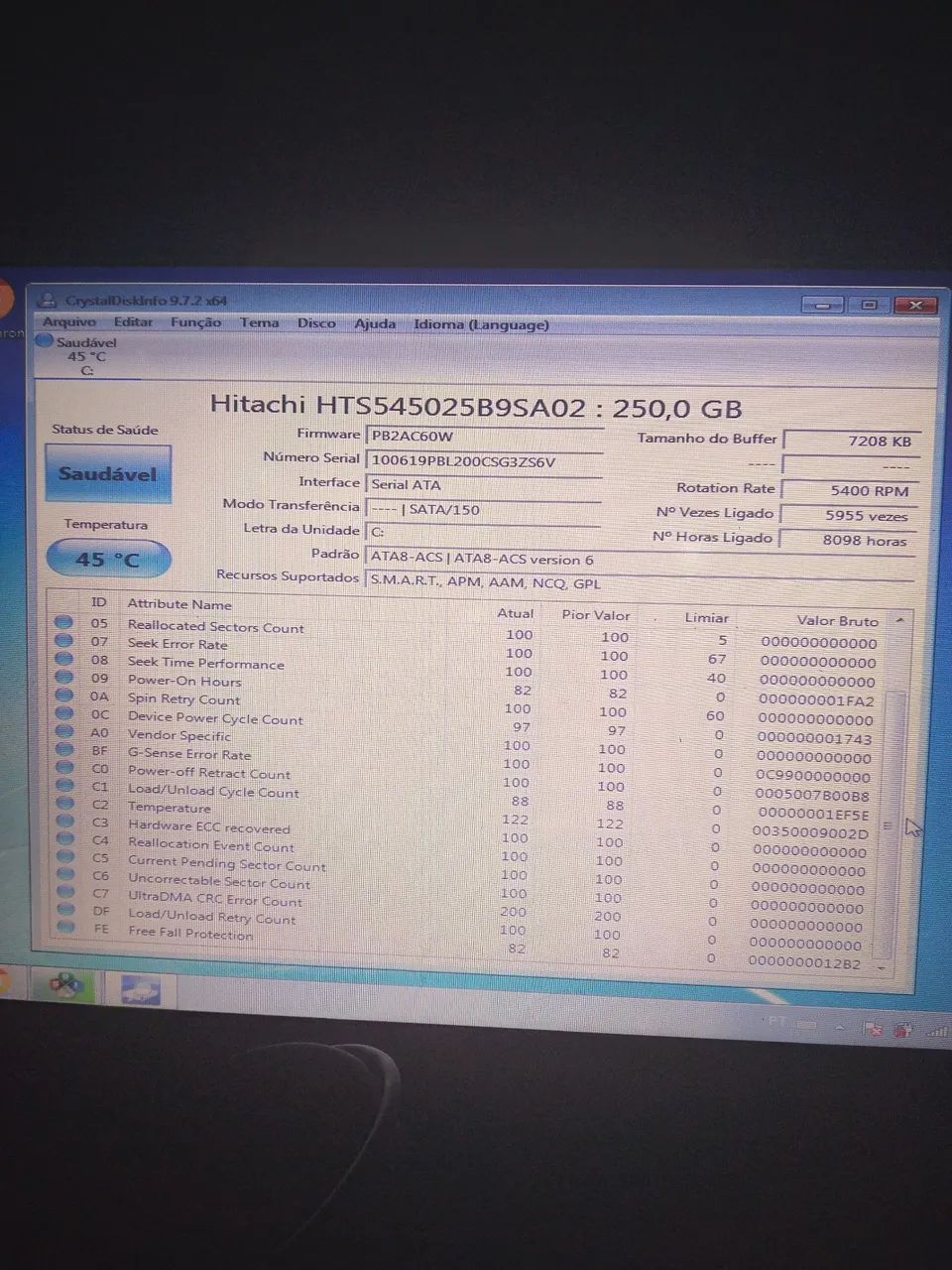 HD 250GB de Notebook - Foto 3