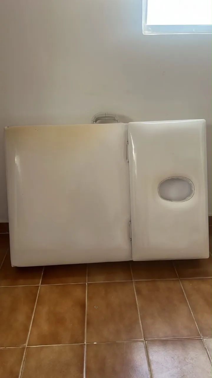 Maca para massagem e afins vem com suporte para sobrepeso