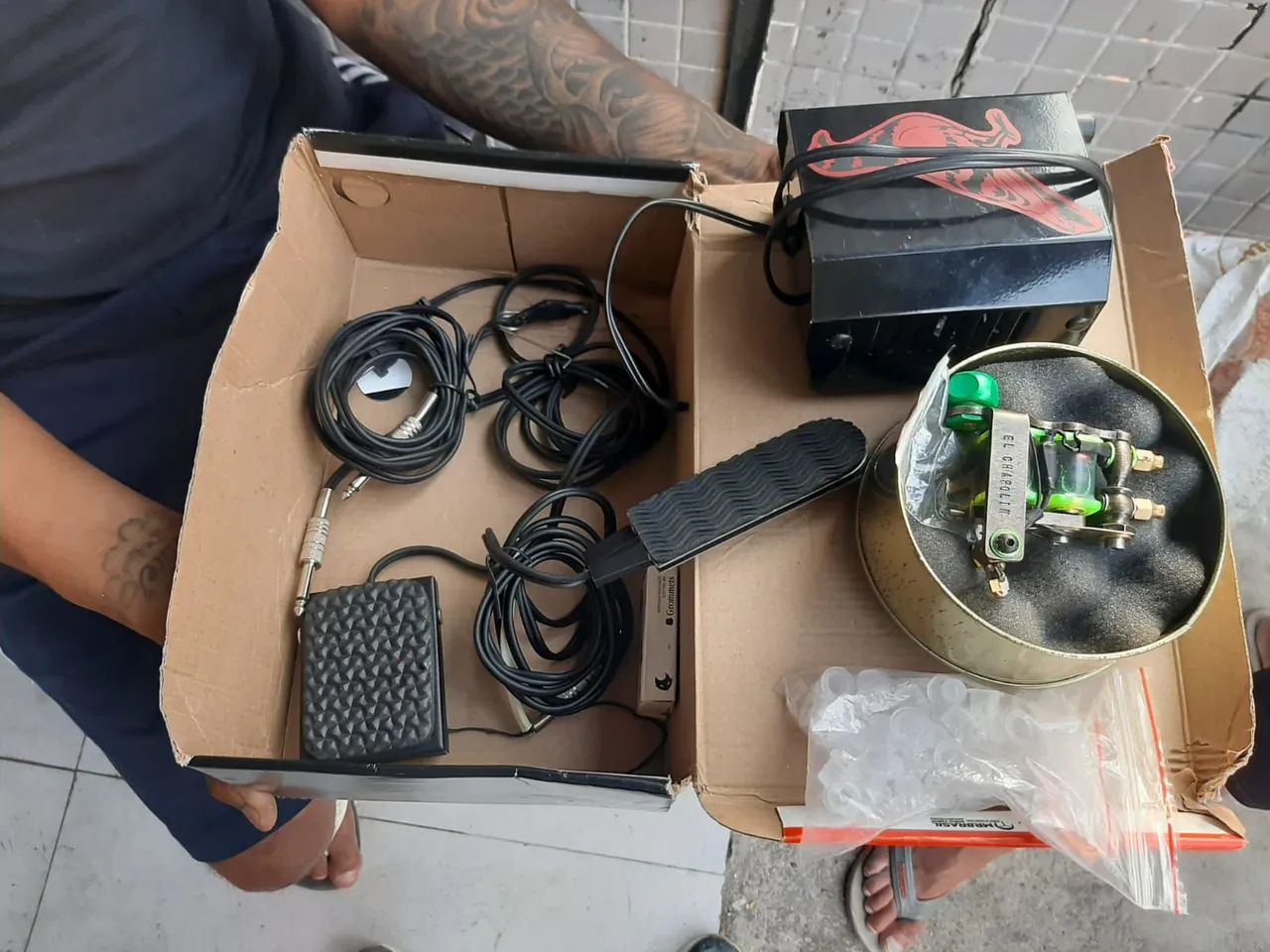 Máquina de fazer tatuagem 
