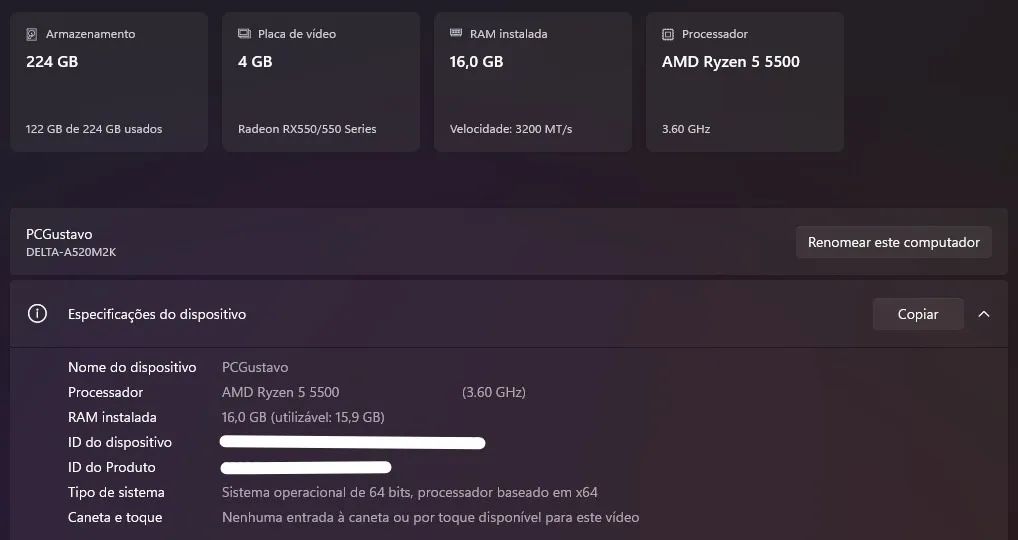 PC Desktop Alta Performance - Ryzen 5 16Gb RAM - Foto 3